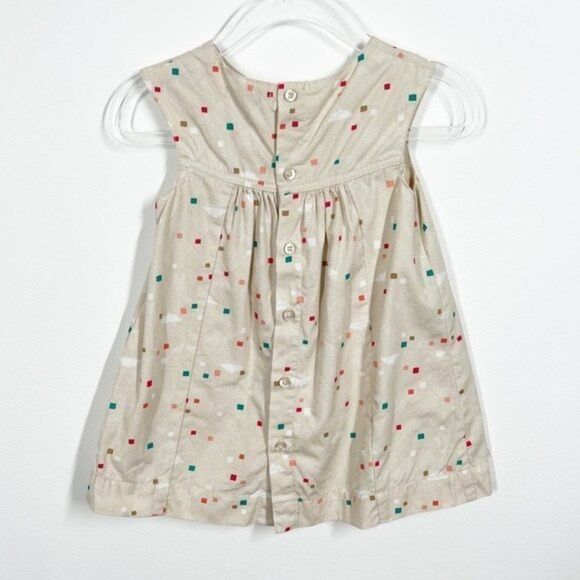 Obaibi Size 6-9 Months Baby Girl French Designer Dream Dress Squares Ribets - Picture 2 of 9